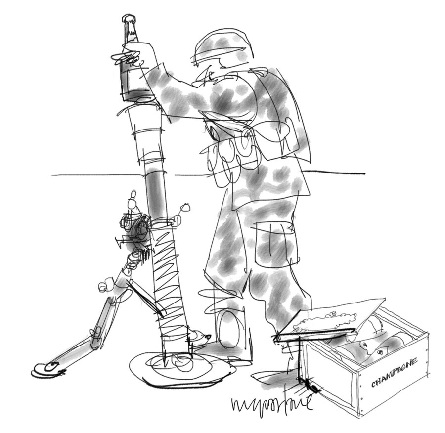 Mortar Champagne - Leatherneck